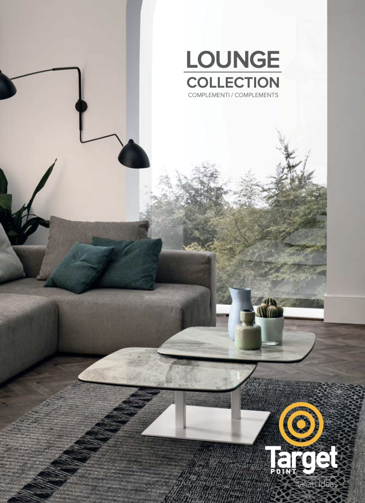 Catalog LOUNGE collection Target Point (coffee tables, accessories)